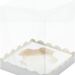 Коробка с прозрачным куполом 150х150х200 мм (10шт)