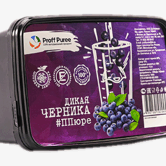 Пюре замороженное Черника Wild PROFF 1кг
