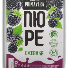 Пюре фруктовое Ежевика Dolce primavera 1кг
